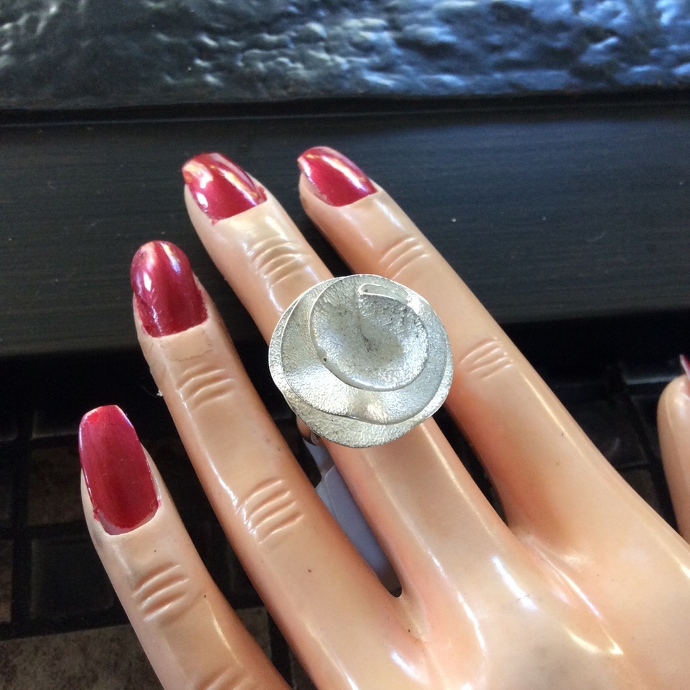 Genuine silver ring